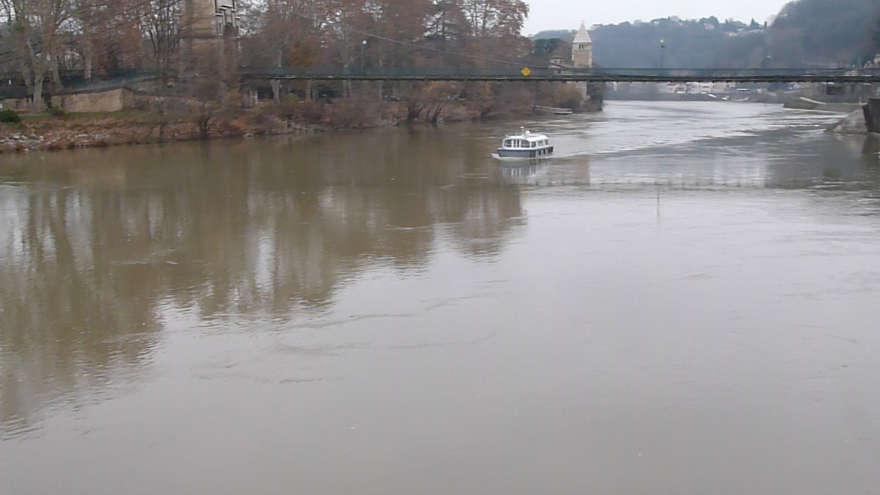 Malou tranquille sur le fleuve...