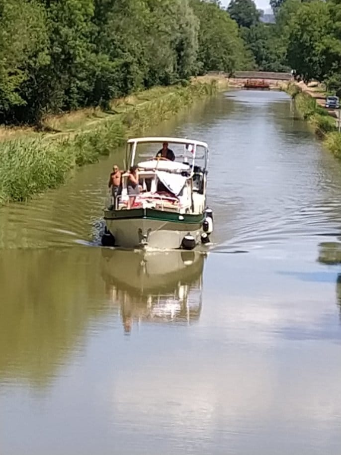 Hélios photographié pendant sa navigation