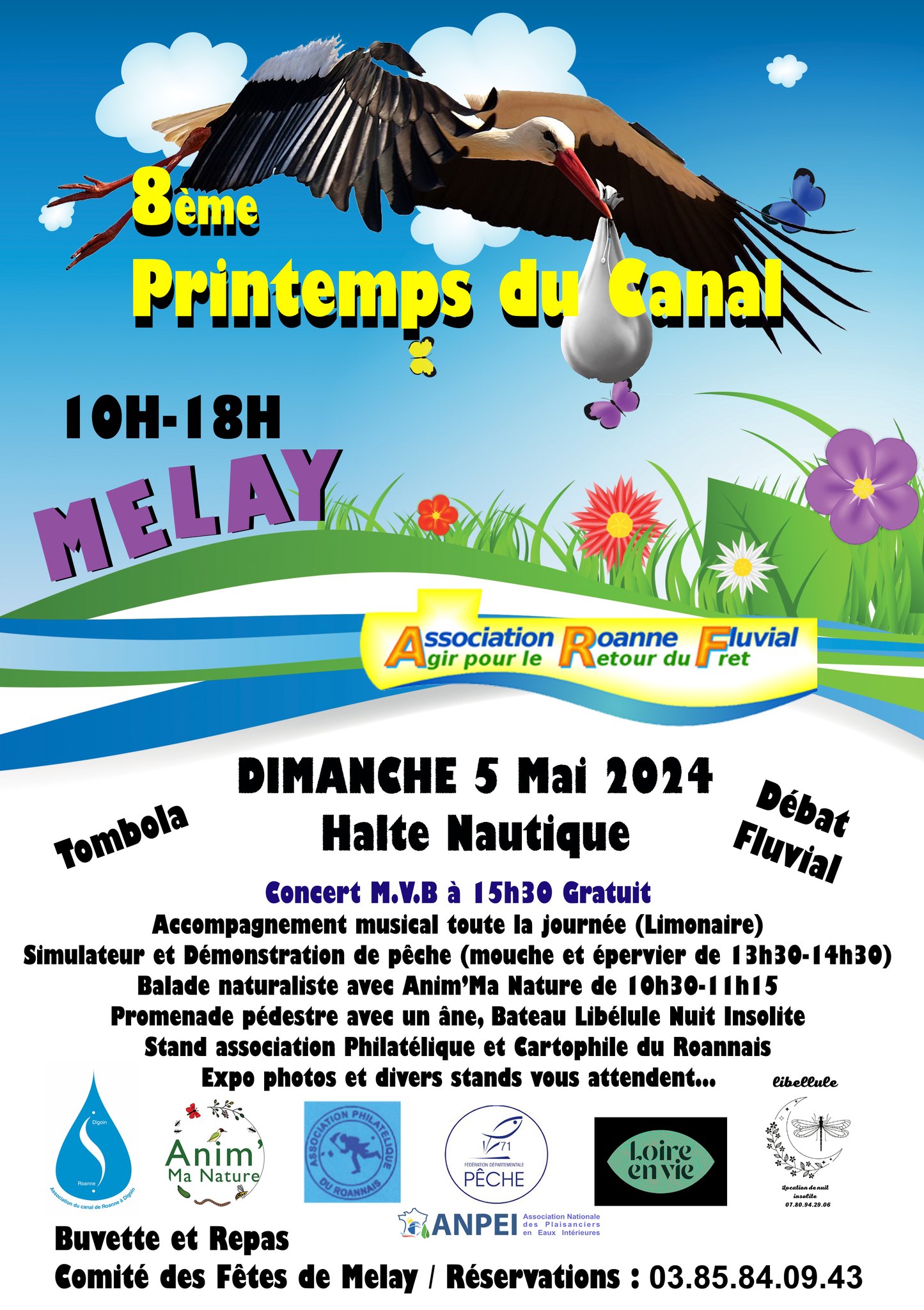 Affiche du 8ème printemps du Canal