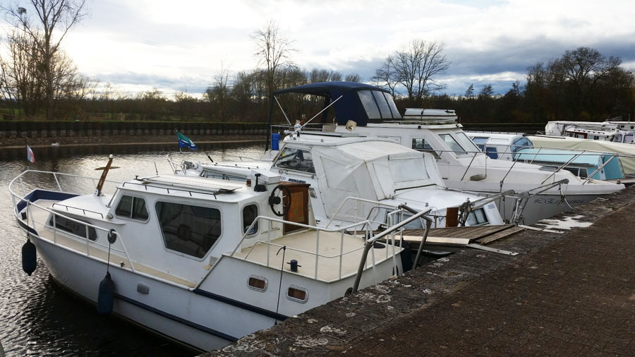 La baisse du canal en janvier 2018