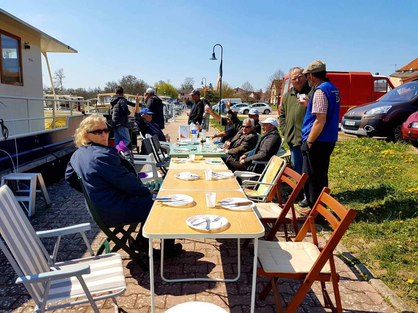 Un barbecue dans la bonne humeur