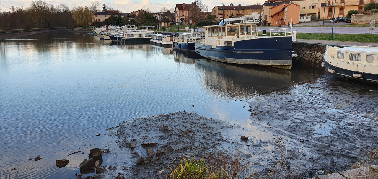 baisse du canal de briennon à 1m41