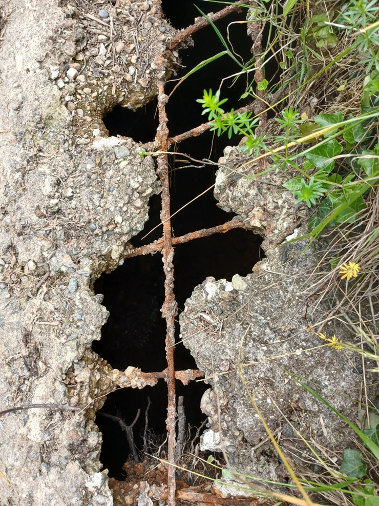 Travaux sur la brêche du bief Briennon - Artaix