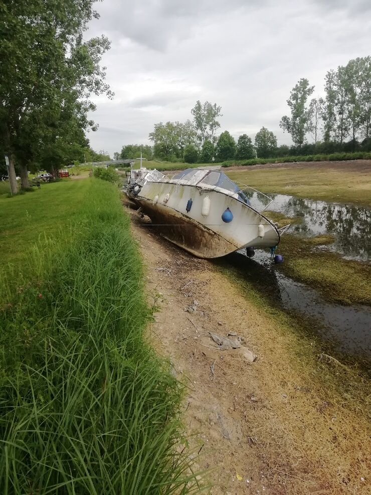 Travaux sur la brêche du bief de Briennon - Artaix